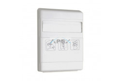 Merida Toalett ülőke higiéniai papíralátét adagoló, fehér, műanyag