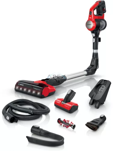 BOSCH BBS711ANM Akkumulátoros porszívó, Unlimited 7 ProAnimal, Piros, BBS711ANM