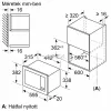 BOSCH BFL623MB4 Serie | 2, Beépíthető mikrohullámú sütő, 59 x 38 cm, BFL623MB4