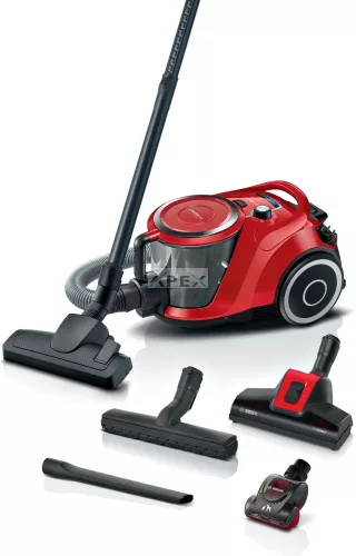 BOSCH BGS41PET1 Serie 6 | Porzsák nélküli porszívó ProAnimal Vörös