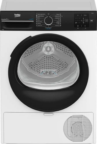 Beko BM3T38239WBB fehér-antracit hőszivattyús szárítógép 8kg