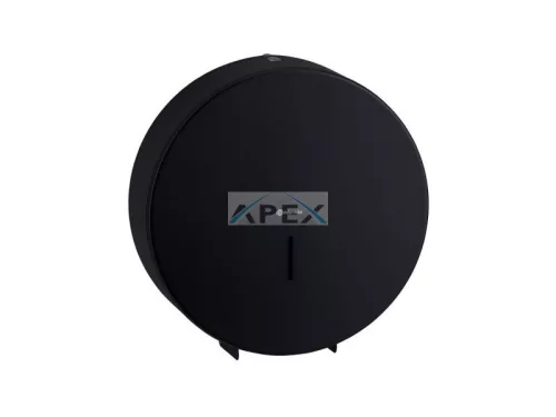 MERIDA BSC004 STELLA BLACK, Toalettpapír adagoló maxi (32cm), rozsdamentes, fekete