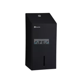   MERIDA BSC401 STELLA BLACK Hajtogatott toalettpapír adagoló, rozsdamentes, fehér