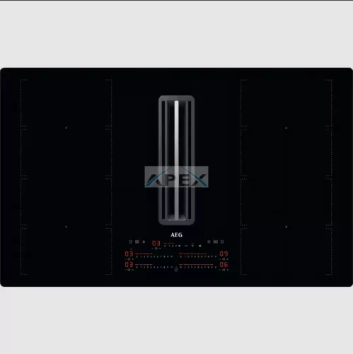 AEG CCE84779CB FlexiBridge eXTractor Indukciós főzőlap beépített páraelszívóval, 83 cm