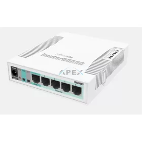   MIKROTIK Switch/Router RB260GS 5x1000Mbps + 1x1000Mbps SFP, Asztali, CSS106-5G-1S