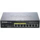 D-LINK Switch 8x1000Mbps (4xPOE) Menedzselhető Fémházas Asztali, DGS-1008P/E