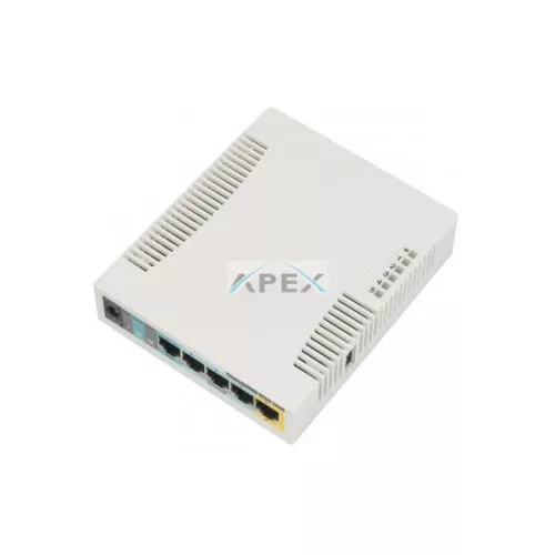 MIKROTIK Wireless Router 5x100Mbps, Wi-Fi 4, Asztali, RB951UI-2HND