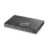 ZYXEL Switch 44x1000Mbps (44xPOE) + 4xGigabit kombó SFP+ 2xGigabit SFP, Fémházas Menedzselhető (48GbE POE port), GS1920-