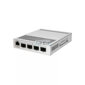   MIKROTIK Switch/Router 1x1000Mbps + 4x10Gbit SFP+, Asztali, CRS305-1G-4S+IN