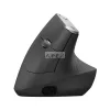 LOGITECH Egér - MX Vertical Ergonomic Bluetooth Optikai, Fekete