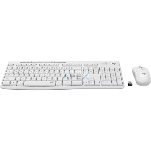 LOGITECH Billentyűzet + egér - MK295 Silent Vezeték Nélküli Combo Piszkosfehér, HUN