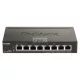 D-LINK Switch 8x1000Mbps Fémházas Asztali Menedzselhető, DGS-1100-08V2/E
