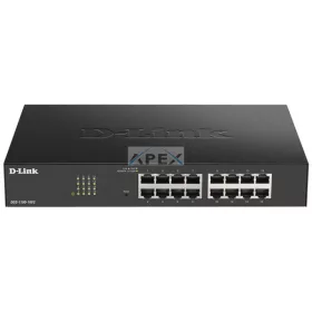   D-LINK Switch 16x1000Mbps Fémházas Asztali Menedzselhető, DGS-1100-16V2/E