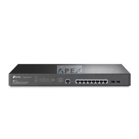   TP-LINK Switch 8x2.5Gbps (8xPOE+) + 2x10G SFP+ + 1xkonzol port + 1xUSB, Menedzselhető, SG3210XHP-M2