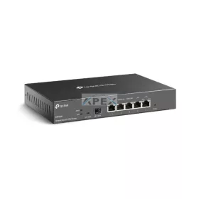   TP-LINK Vezetékes VPN Router 1xWAN(1000Mbps) + 1xSFP WAN(1000Mbps) + 4xLAN(1000Mbps), ER7206