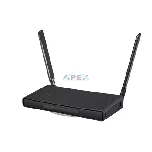 MIKROTIK Wireless Router hAP ac3 5x1000Mbps, Wi-Fi 5, Asztali, RBD53IG-5HACD2HND
