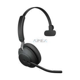   JABRA Fejhallgató - Evolve2 65 MS Mono Bluetooth Vezeték Nélküli, Mikrofon