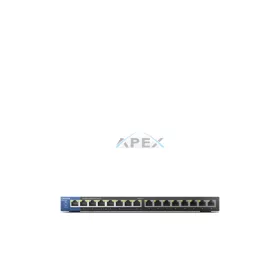   LINKSYS Switch LGS116P, 16x1000Mbps POE+ (16-Port Business Desktop Gigabit PoE+ Switch)