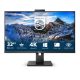 PHILIPS IPS monitor 31.5" 329P1H, 3840x2160, 16:9, 350cd/m2, 4ms, USB-C/4xUSB/DP/2xHDMI/LAN, hangszóró&webkamera
