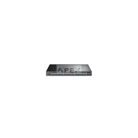   TP-LINK Switch 48x1000Mbps (48xPOE+) + 4x10Gbps SFP+ + 1konzol port, Menedzselhető, SG3452XP