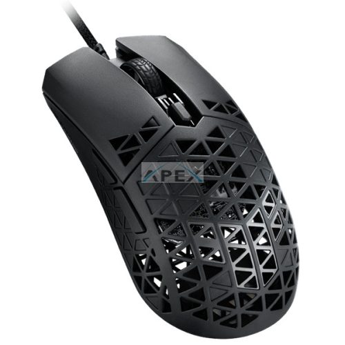 ASUS Vezetékes egér TUF GAMING M4 AIR USB Optikai, Fekete 1600DPI