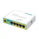 MIKROTIK Vezetékes Router hEX PoE lite 5x100Mbps, Beltéri, RB750UPR2