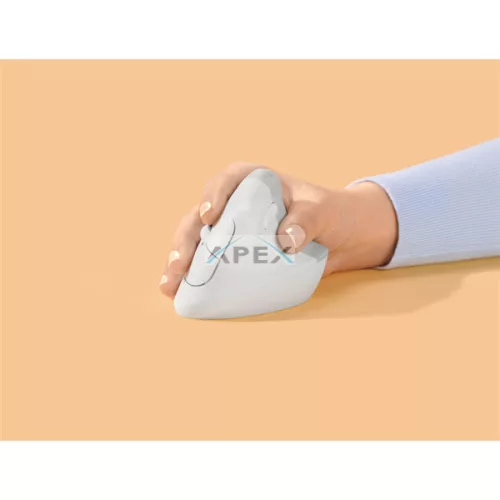LOGITECH Egér - LIFT Vertical Ergonomic Bluetooth Optikai, Piszkosfehér