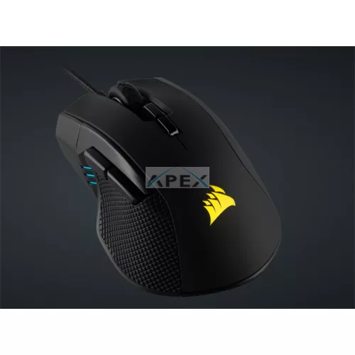 CORSAIR Vezetékes Egér Gaming, IRONCLAW RGB FPS/MOBA, 7 programozható gomb, RGB Világítás, 18000dpi, fekete