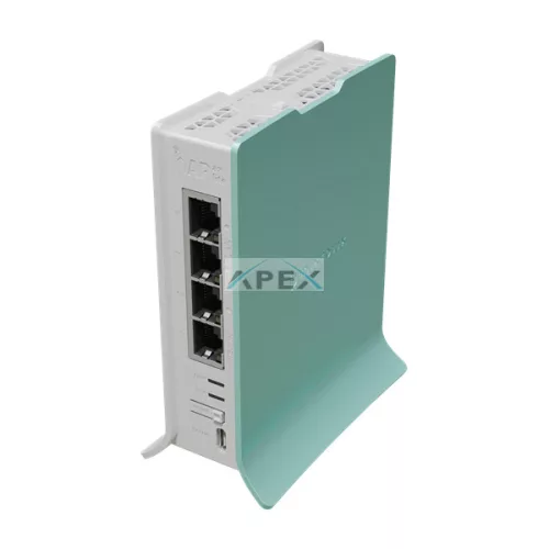 MIKROTIK Wireless Router hAP ax lite 4x1000Mbps, Wi-Fi 6, Asztali, L41G-2AXD