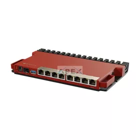   MIKROTIK Vezetékes Router 8x1000Mbps + 1x2500Mbps SFP, Beltéri, L009UIGS-RM