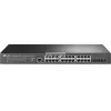 TP-LINK Switch 24x2.5Gbps + 4x10GE SFP+ Layer2 Menedzselhető Rackes, SG3428XPP-M2