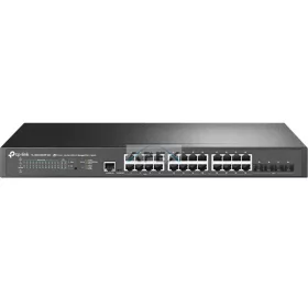   TP-LINK Switch 24x2.5Gbps + 4x10GE SFP+ Layer2 Menedzselhető Rackes, SG3428XPP-M2