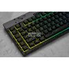 CORSAIR Vezetékes Billentyűzet Gaming, K55 RGB PRO, 6 programozható billentyű, Cseppálló, Csuklótámasz, US, fekete