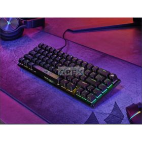   CORSAIR Vezetékes Billentyűzet Gaming, K65 PRO MINI RGB 65%, Optical-Mechanical, US, szürke