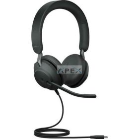   JABRA Fejhallgató - Evolve2 40 SE MS Teams Stereo Vezetékes USB-C, Mikrofon
