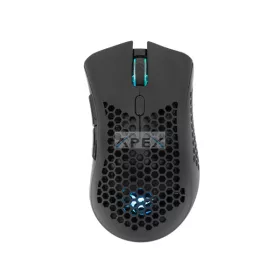   WHITE SHARK LIONEL-B, WGM-5012B vezeték nélküli gamer egér, fekete, 10000 dpi