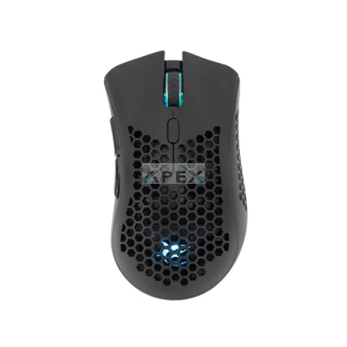 WHITE SHARK LIONEL-B, WGM-5012B vezeték nélküli gamer egér, fekete, 10000 dpi