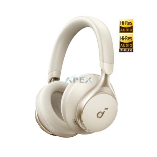 ANKER Vezeték Nélküli Fejhallgató, Soundcore Space One, Aktív Zajszűrő, latte cream - A3035G21