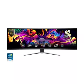   MSI Monitor GAMING MPG 491CQP QD-OLED Ívelt 49" 5120x1440, 32:9, 1800R, 0,03ms, 144Hz, 2x HDMI, DP, USB-C, Black