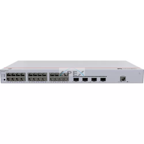 Huawei eKit Switch 24x1000Mbps + 4x10GE (SFP+) + 1konzol port, iStack, Layer2+ managedRackes -  S310-24T4X