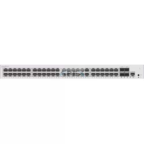 Huawei eKit Switch 48x1000Mbps (380W POE+) + 4x1GE (SFP) + 1konzol port, iStack, Layer2+ managed, Rackes - S310-48P4S