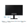 SAMSUNG IPS 100Hz monitor 32" S60D, 2560x1440, 16:9, 350cd/m2, 5ms, HDMI/DisplayPort/3xUSB, Pivot