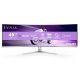 Philips EVNIA ívelt OLED monitor 49", 49M2C8900L/00 5120x1440, 32:9, 0,03ms, 1.000 cd/m2, HDMIx2/DP/USBx4/USB-C (90W)