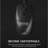 CORSAIR Vezetékes Egér Gaming, M55 Lightwight, 6 programozható gomb, Ultra-könnyű, 16000dpi, fekete