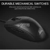 CORSAIR Vezetékes Egér Gaming, M55 Lightwight, 6 programozható gomb, Ultra-könnyű, 16000dpi, fekete
