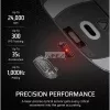 CORSAIR Vezeték Nélküli Egér Gaming, M55 Lightwight, 6 programozható gomb, Ultra-könnyű, 16000dpi, fekete
