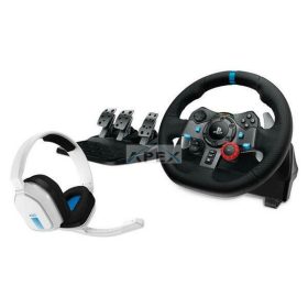   LOGITECH Játékvezérlő - G29 Driving Force Racing Kormány PS3/PS4/PS5/PC + Astro A10 Gaming headset, fehér