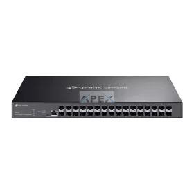   TP-LINK Switch 32x10Gbps SFP+ + 2xkonzol port, Menedzselhető Rackes, SX3032F