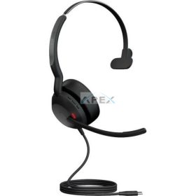   JABRA Fejhallgató - Evolve2 50 MS Teams Mono Vezetékes USB-C, Mikrofon