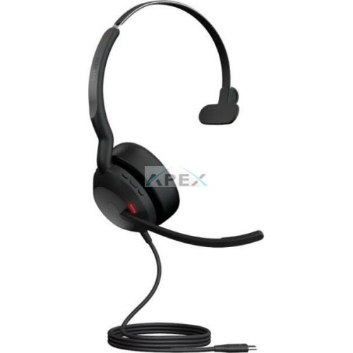 JABRA Fejhallgató - Evolve2 50 MS Teams Mono Vezetékes USB-C, Mikrofon